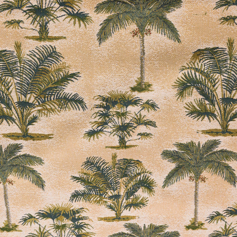 PALMIERS - Tissu Jacquard Tapisserie