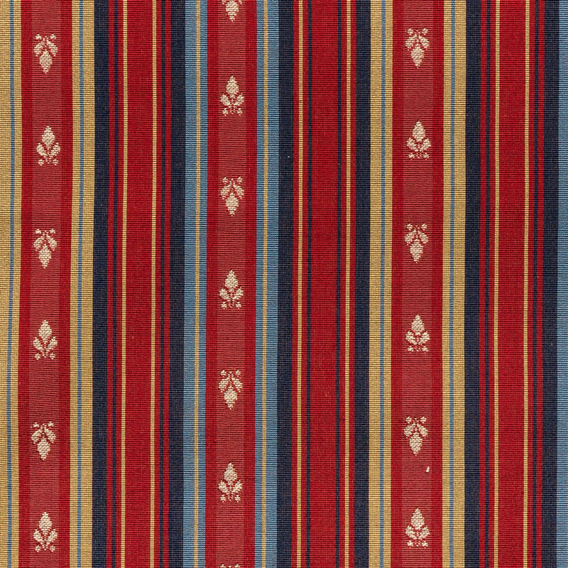 MERIDIEN - Tissu Jacquard Tapisserie Rayures