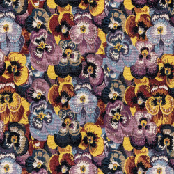 PENSEES - Tissu Jacquard Tapisserie