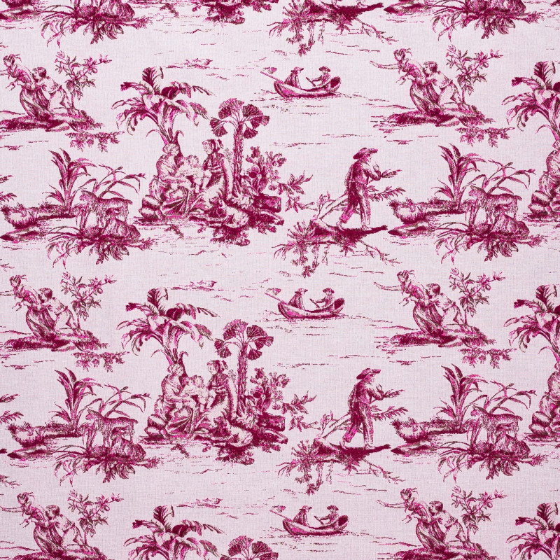 PAUL & VIRGINIE - Tissu Jacquard plat