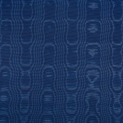 MOIRE Cobalt - Tissu Jacquard Moiré