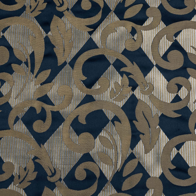 TOURNELLES - Tissu Jacquard soierie