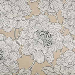 FIOROSA - Tissu Jacquard plat satiné