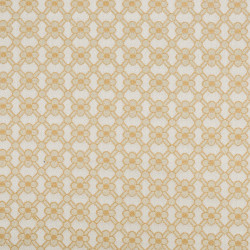 GIUSTI DEBORA Croisillons Ivoire - Tissu Jacquard soierie