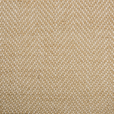MAS Beige - Tissu Jacquard chervrons faux uni