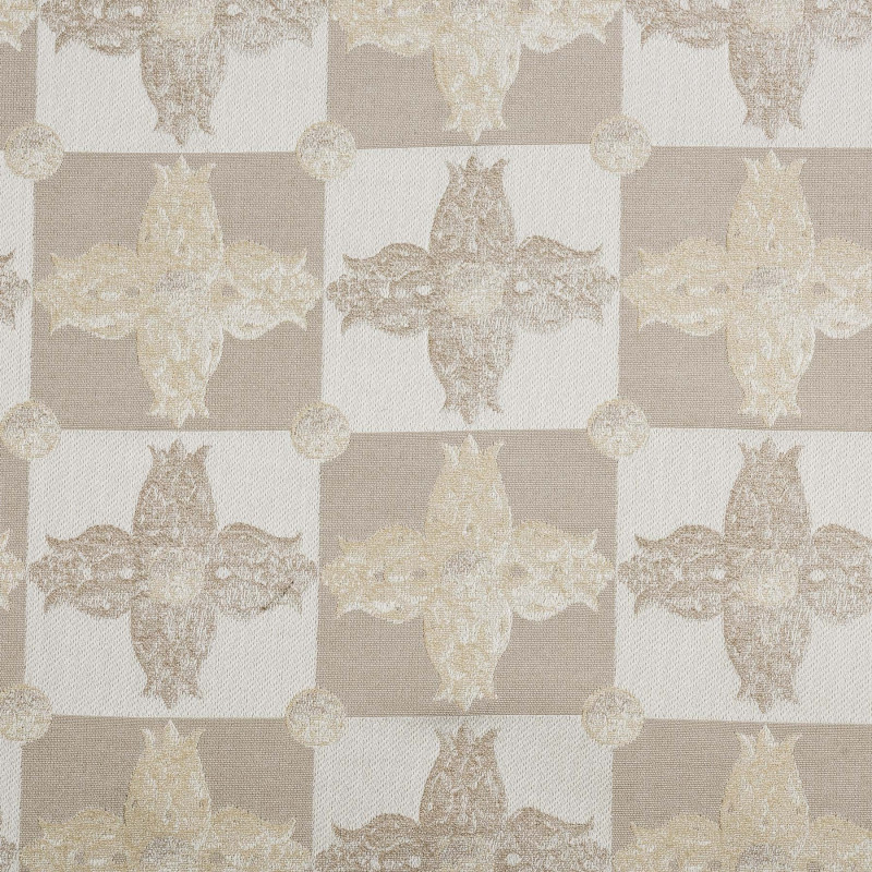 DAMIER ARLEQUIN - Tissu Jacquard plat