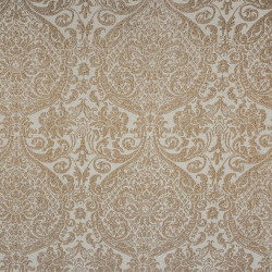 TRIKATA Beige - Tissu Jacquard soierie