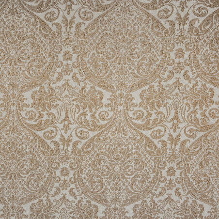 TRIKATA Beige - Tissu Jacquard soierie