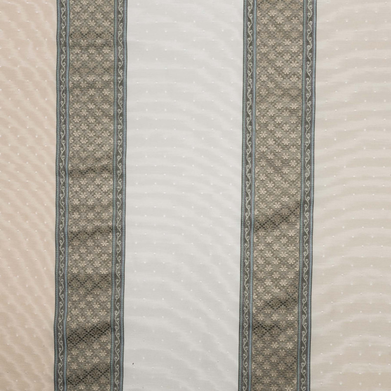 BELAGIO Naturel - Tissu Jacquard Taffetas moiré