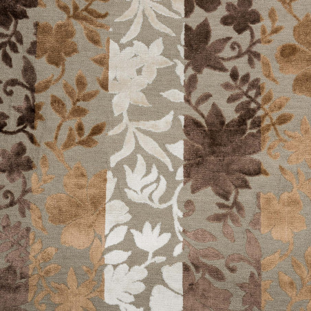 OMBRE Beige - Tissu Jacquard Velours