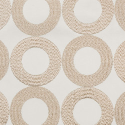 DONUTS - Tissu Jacquard simili cuir brodé