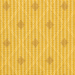 CROISILLON Jaune - Tissu Jacquard plat