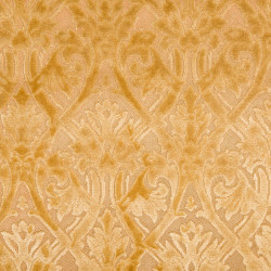 NOBILIS Or - Tissu Jacquard Velours