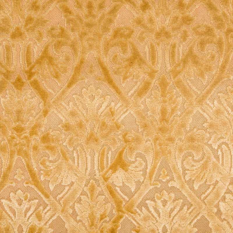 NOBILIS Or - Tissu Jacquard Velours