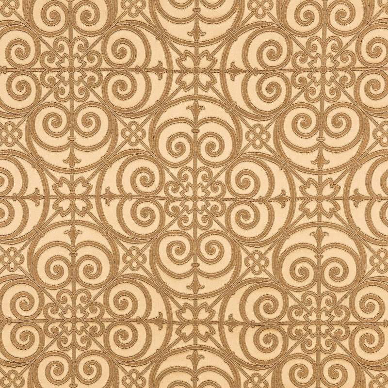 FERRONNERIE - Tissu Jacquard soierie
