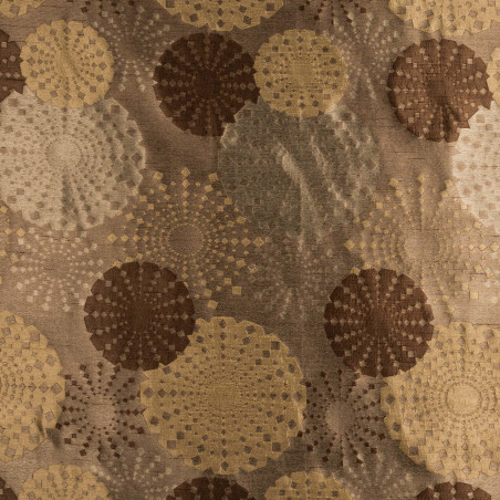 BARENTS Pewter - Tissu Jacquard Taffetas
