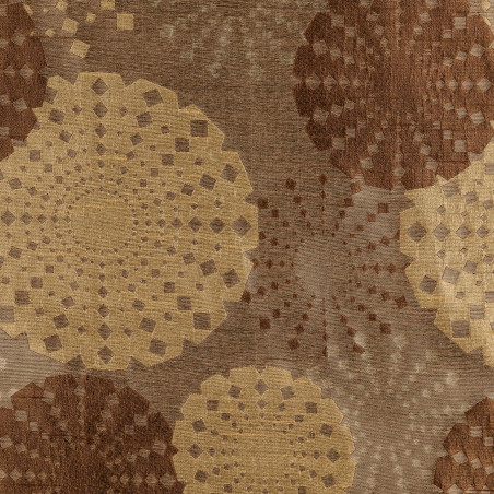 BARENTS Pewter - Tissu Jacquard Taffetas