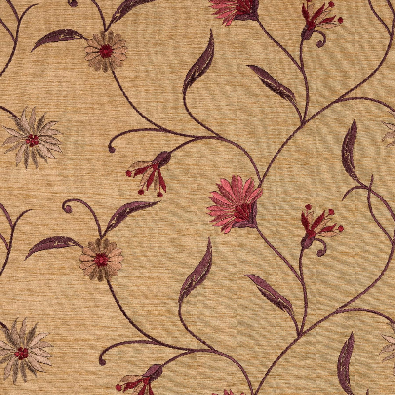 JERSEY Dubarry - Tissu Jacquard Taffetas brodé