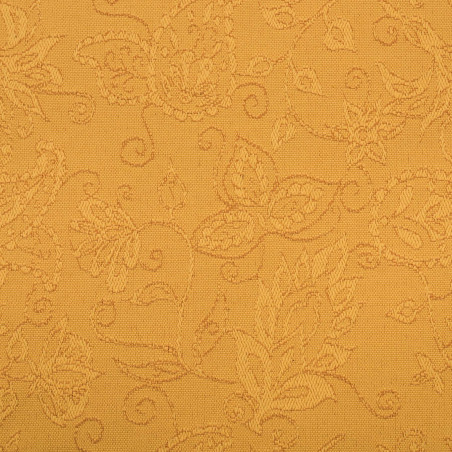 MURANO Jaune - Tissu Jacquard plat faux uni