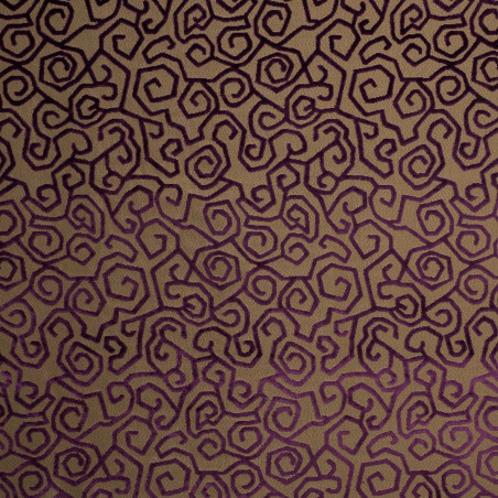 ALTEA Violet - Tissu Jacquard Velours