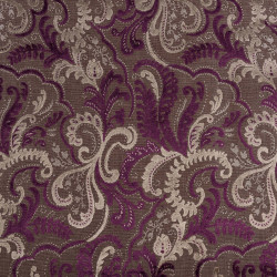 IMPULSE Violet - Tissu Jacquard Velours