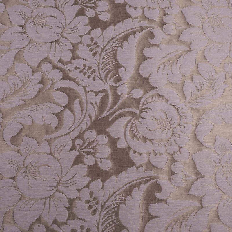 SABAH Peony - Tissu Jacquard Damassé