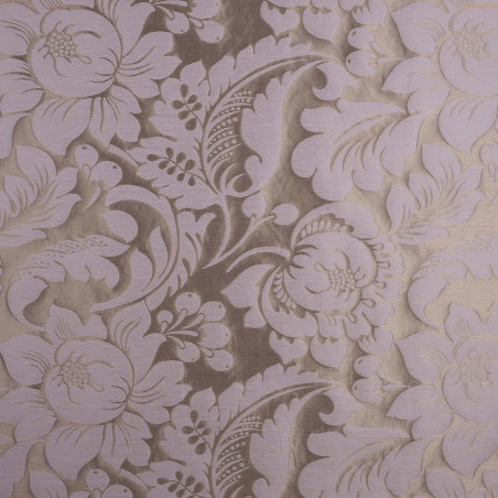 SABAH Peony - Tissu Jacquard Damassé