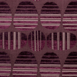 NUALIS Prune - Tissu Jacquard Chenillé