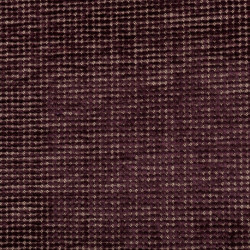 NUA Prune - Tissu Jacquard Chenillé faux uni