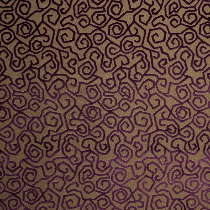 ALTEA Violet - Tissu Jacquard Velours