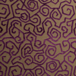 ALTEA Violet - Tissu Jacquard Velours