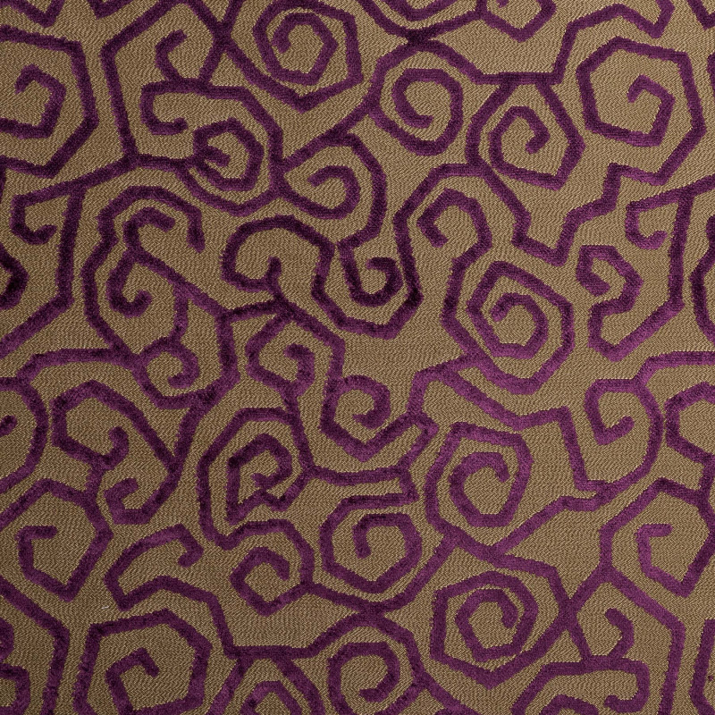 ALTEA Violet - Tissu Jacquard Velours