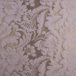 SABAH Peony - Tissu Jacquard Damassé