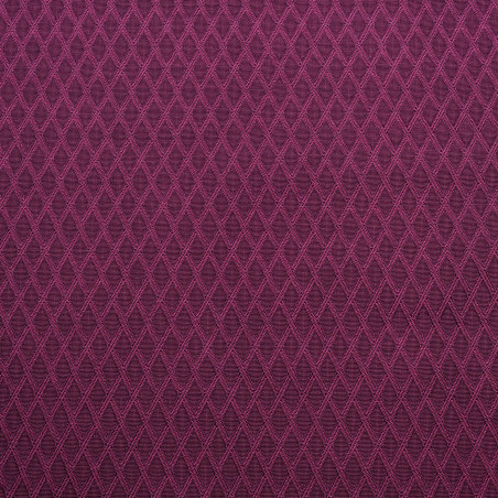 CAMBRIDGE Violine - Tissu Jacquard plat faux uni