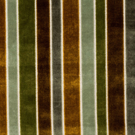 VELOURS RAYE - Tissu Jacquard Velours