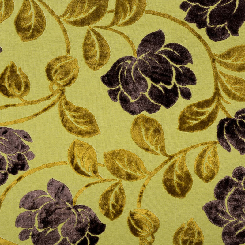 BEWLEY Greengage- Tissu Jacquard Velours 