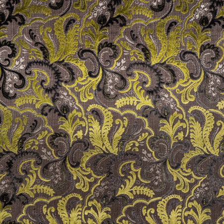 IMPULSE Anis - Tissu Jacquard Velours