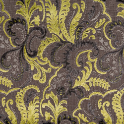 IMPULSE Anis - Tissu Jacquard Velours