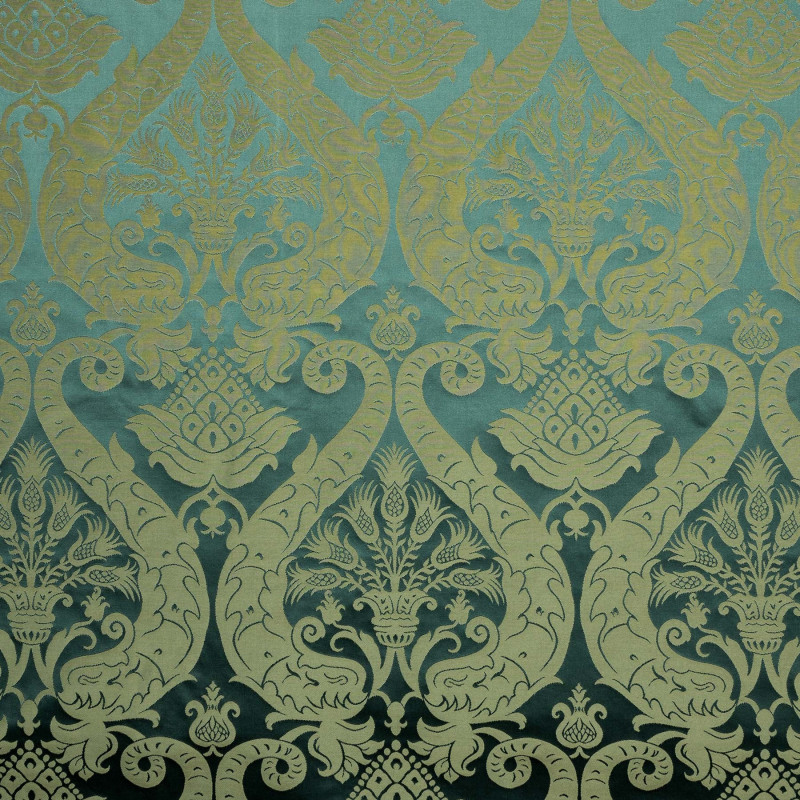DEHLI UNI - Tissu Jacquard Damassé