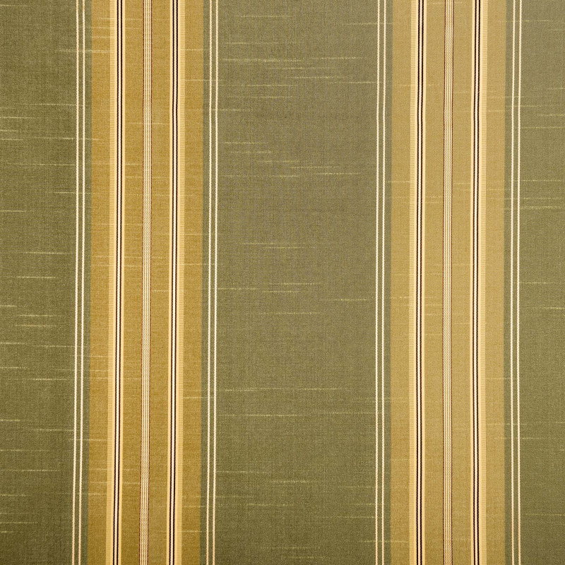 PARADE Olive - Tissu Jacquard Taffetas Rayures