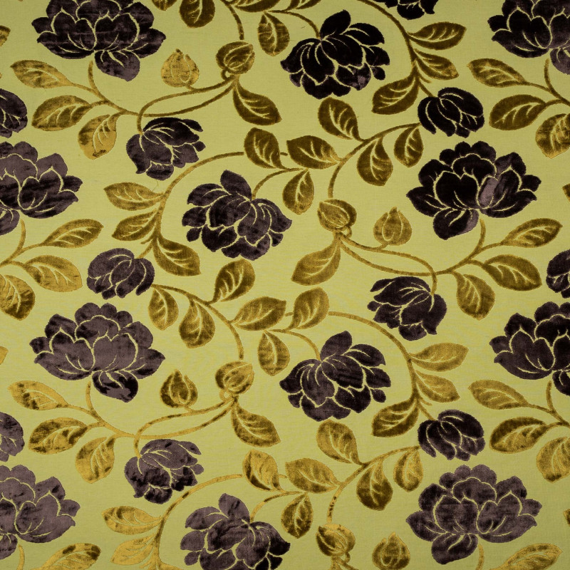 BEWLEY Greengage- Tissu Jacquard Velours 